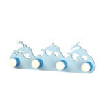 NETTO ΕΠΙΤΟΙΧΟ Φ/Σ 4ΧΕ27 ΜΠΛΕ ΜΕΤΑΛΛΙΚΟ+MDF ΘΑΛΑΣΣΑ 51Χ17Χ13