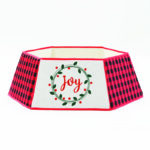 ΕΞΑΓΩΝΗ ΔΙΑΚΟΣΜΗΤΙΚΗ ΠΟΔΙΑ ΧΡΙΣΤΟΥΓΕΝΝΙΑΤΙΚΟΥ ΔΕΝΤΡΟΥ JOY ΚΟΚΚΙΝΗ ΠΑΓΙΕΤΑ 76