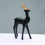 ΔΙΑΚΟΣΜΗΤΙΚΟ RESIN  ΕΛΑΦΙ  ΜΑΥΡΟ  16x7x31cm