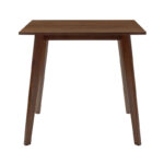 Τραπέζι Benson pakoworld MDF σε καρυδί απόχρωση 80x80x75εκ - Image 2