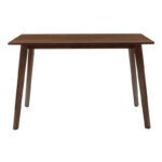 Τραπέζι Benson pakoworld MDF σε καρυδί απόχρωση 120x75x75εκ - Image 2
