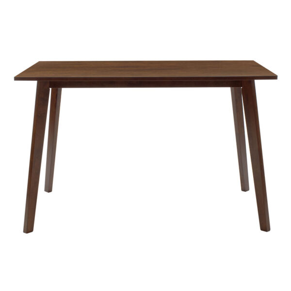 Τραπέζι Benson pakoworld MDF σε καρυδί απόχρωση 120x75x75εκ - Image 2