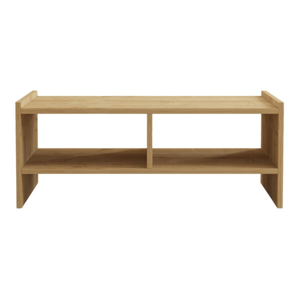 Τραπέζι σαλονιού Tiena pakoworld σε oak απόχρωση 90x50x35εκ - Image 5