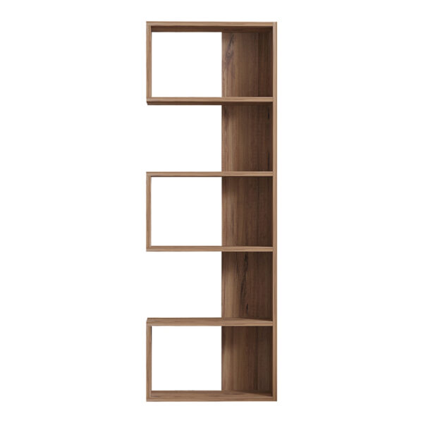 Βιβλιοθήκη Cascade pakoworld σε sonoma  απόχρωση 51.8x22x150εκ - Image 5