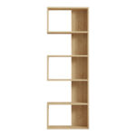 Βιβλιοθήκη Cascade pakoworld σε oak απόχρωση 51.8x22x150εκ - Image 5