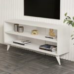 Σύνθετο σαλονιού Prestige pakoworld σε λευκή απόχρωση 120x29,6x50εκ - Image 4