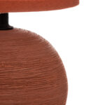 Επιτραπέζιο φωτιστικό PWL-1210 pakoworld Ε14 κεραμικό σε terracotta απόχρωση Φ13x25εκ - Image 2