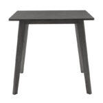 Tραπεζαρία Benson - Orlean pakoworld σετ 5τμχ rustic grey - ύφασμα γκρι 80x80x75εκ - Image 4