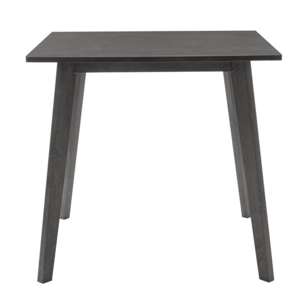 Tραπεζαρία Benson - Toto pakoworld σετ 5τμχ rustic grey - ύφασμα grey 80x80x75εκ - Image 4