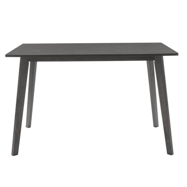 Tραπεζαρία Benson - Toto pakoworld σετ 5τμχ rustic grey - ύφασμα γκρι 120x75x75εκ - Image 5