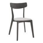 Tραπεζαρία Benson - Toto pakoworld σετ 5τμχ rustic grey - ύφασμα γκρι 120x75x75εκ - Image 6