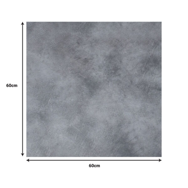 Επιφάνεια τραπεζιού Inspire pakoworld HPL γκρι cement 60x60εκ πάχους 12mm - Image 3