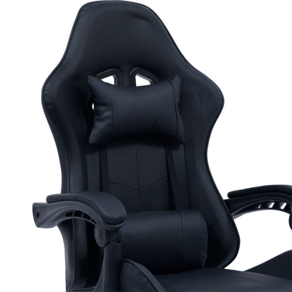 Καρέκλα γραφείου gaming William pakoworld PU μαύρο - Image 6