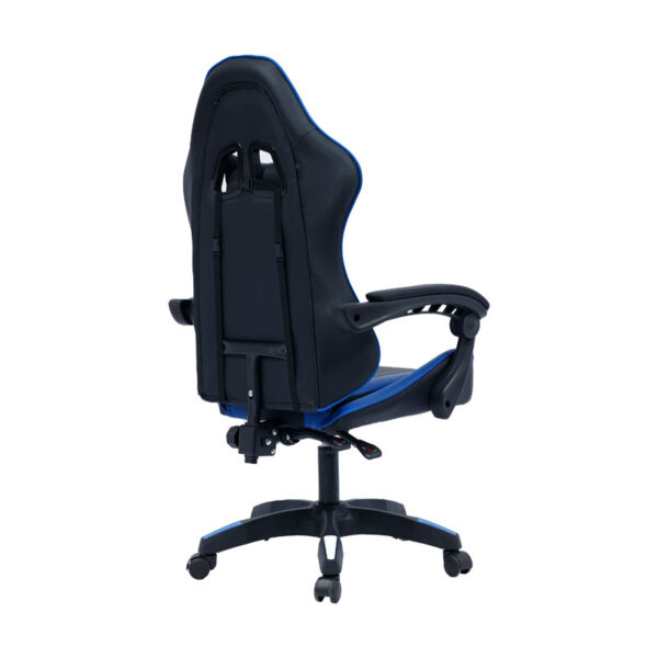 Καρέκλα γραφείου gaming William pakoworld PU μαύρο-μπλε - Image 3