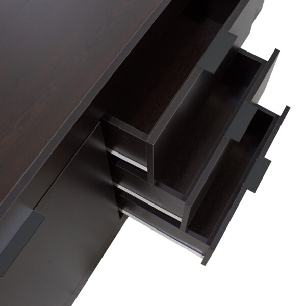 Μπουφές Doha pakoworld σε wenge απόχρωση 180x45x80.5εκ - Image 4