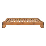 Ξαπλώστρα Zalka pakoworld L1 σε καρυδί απόχρωση 66x197x28εκ - Image 3