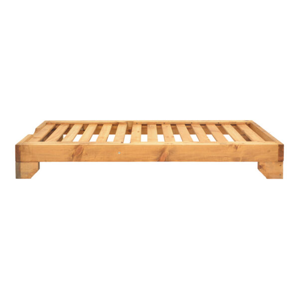 Ξαπλώστρα Zalka pakoworld L1 σε φυσική απόχρωση 66x197x28εκ - Image 3