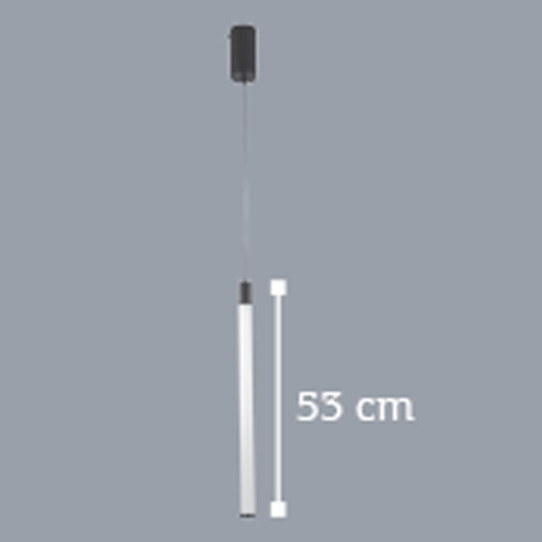 InLight Κρεμαστό φωτιστικό LED 10W 3000K από μέταλλο και PVC D:53cm (6025) - Image 2