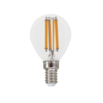 LED FILAMENT E14 G45 6W 2700K 230V AC 760LM RA80 30000H 360°