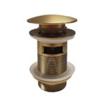 Βαλβίδα νιπτήρος με υπερχείλιση D101-O Χρυσή KARAG