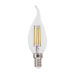 LED FILAMENT E14  DIM C35 5W TIP 2700K 230V AC 680LM RA80 30000H 360°