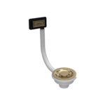 Βαλβίδα νεροχύτη FLOW-PRO Gold και υπερχείλιση KITWPT-F-1VSELL-GD ELLECI