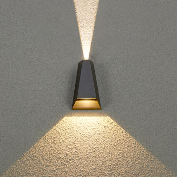 LED COB WALL LUMINAIRE 6W 425LM  30° AND 120°  230VAC 3.000K DARK GREY CRI80 IP54 30.000HRS - Image 2