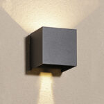 LED COB WALL LUMINAIRE 6W 435LM 0-120° 230VAC 3.000K DARK GREY CRI80 IP54 30.000HRS - Image 2