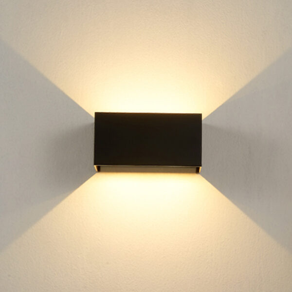 ^LED SMD WALL LUMINAIRE 12W 860LM 0-120° 230VAC 3.000K DARK GREY CRI80 IP54 30.000HRS - Image 2