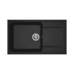 Νεροχύτης κουζίνας LIFE 410 Nero 40 ELLECI 86x50cm