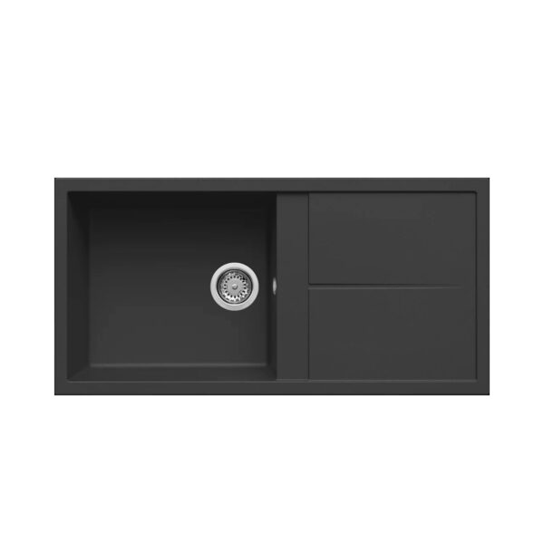 Νεροχύτης κουζίνας UNICO 480 Nero 40 ELLECI 100x50cm