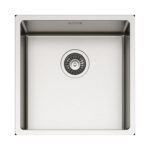 Νεροχύτης κουζίνας ανοξείδωτος ESPRIT 400 Satinato ELLECI 44x44cm