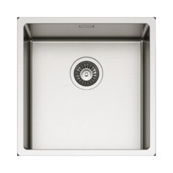 Νεροχύτης κουζίνας ανοξείδωτος ESPRIT 400 Satinato ELLECI 44x44cm