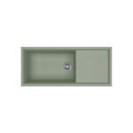 Νεροχύτης κουζίνας SINTESI 510 Sage Green 82 ELLECI 116x50cm