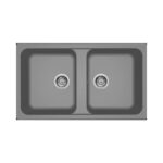 Νεροχύτης κουζίνας LIFE 450 Titanium 73 ELLECI 86x50cm