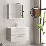 Βάση με δύο συρτάρια Brown 8702 NEW ELSA 60 KARAG 59x45x48cm