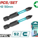 TOTAL ΕΠΑΓΓ. ΜΥΤΕΣ ΜΑΓΝΗΤΙΚΕΣ ΜΑΥΡΕΣ ΡH2 50mm 2ΤΕΜ (TACIM71PH250)