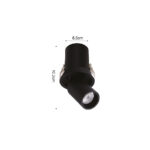 Inlight Downlight σποτ 10W 3CCT σε λευκή και μαύρη απόχρωση (X00180WB) - Image 3