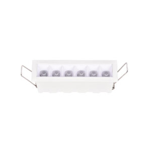 Inlight Downlight σποτ 6*3W 3CCT σε λευκή απόχρωση (X00200W)