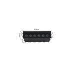 Inlight Downlight σποτ 6*3W 3CCT σε λευκή απόχρωση (X00200W) - Image 2