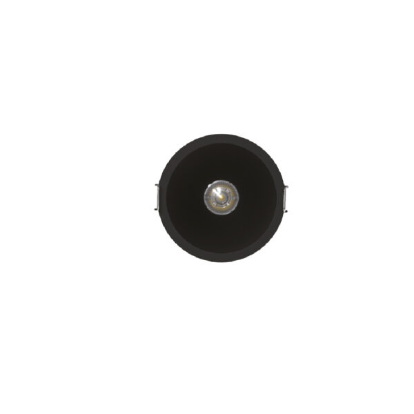 Inlight Downlight σποτ 7W 3CCT σε μαύρη απόχρωση (X00240B)