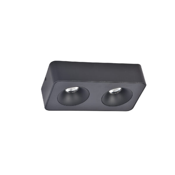InLight Downlight Mounted σποτ 2*8W 3CCT σε μαύρη απόχρωση (X00270B) - Image 2