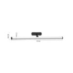 InLight Φωτιστικό LED 20W 3000K για Ultra-Thin μαγνητική ράγα σε μαύρη απόχρωση D:80x8,7cm (T04201-BL) - Image 3