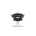 Inlight Downlight σποτ GU10 σε λευκή απόχρωση (X00340W) - Image 2