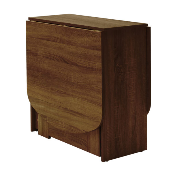 Τραπέζι Nadine pakoworld πολυμορφικό-επεκτεινόμενο wenge 160x80x76.5εκ - Image 2