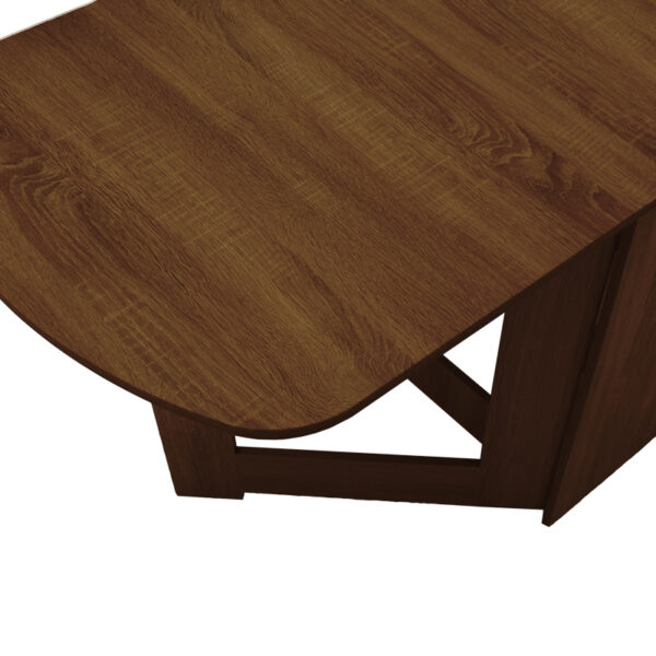 Τραπέζι Nadine pakoworld πολυμορφικό-επεκτεινόμενο wenge 160x80x76.5εκ - Image 7