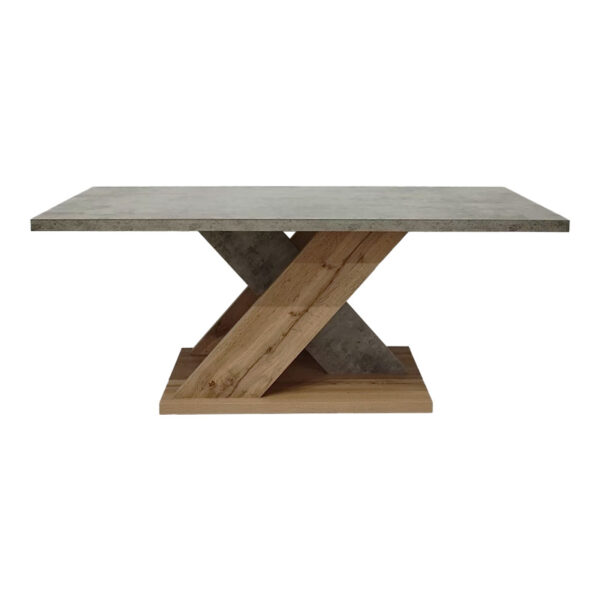 Τραπέζι σαλονιού Solange pakoworld σε γκρι-sonoma απόχρωση 110x55x47.5εκ - Image 2