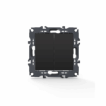 PRIME ΔΙΑΚΟΠΤΗΣ ΚΟΜΜΥΤΑΤΕΡ ΜΕ ΚΛΙΠ 1+1P 10AX 250VAC IP20 MAT ΑΝΘΡΑΚΙ