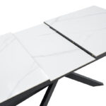 Τραπέζι Rogemi pakoworld sintered stone -γκρι mdf-μαύρο μέταλλο 160-200x90x75εκ - Image 6