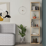 Βιβλιοθήκη - στήλη Piri pakoworld oak μελαμίνης 35x30x161εκ - Image 2